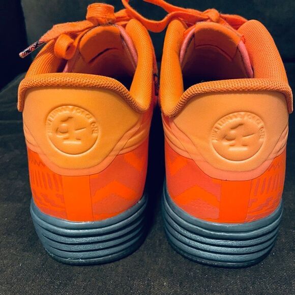 Nike Lunar Force 1 Fuse Bhm Orange/Brown 585714-800 Mens 11 US 45 EUR 10 UK Mint - Picture 4 of 11